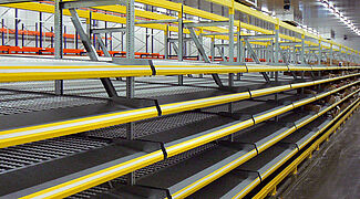 Pallet flow racking Ohra 02